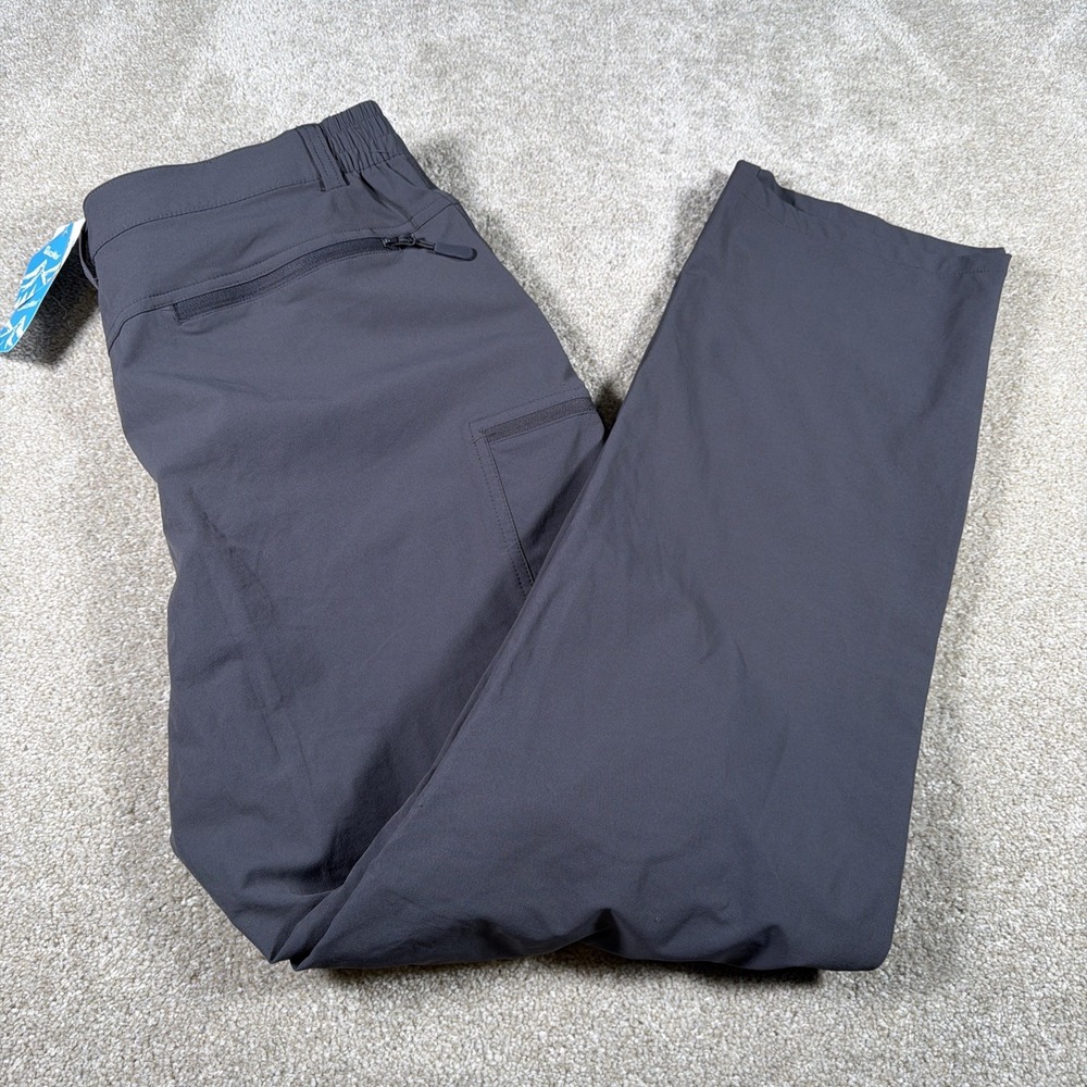 MagcoMsen Mens Hiking Pants 36 (FITS 35 X 30) Gray Gorpcore Lightweight NEW‎